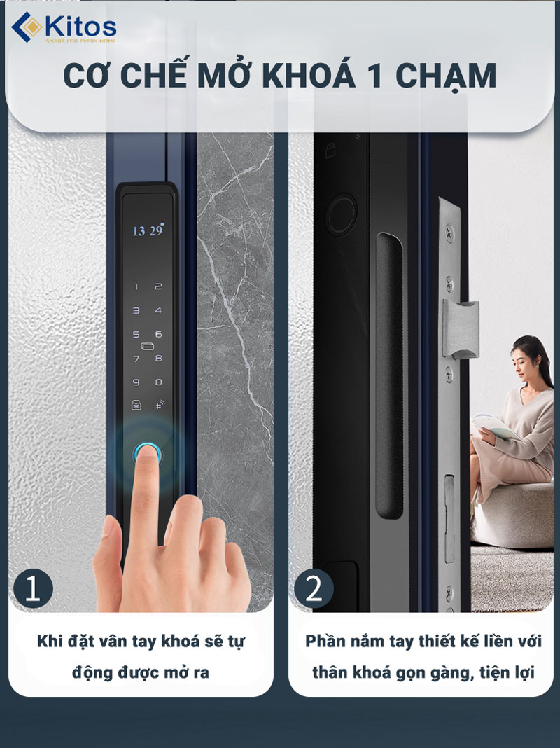 Khoá cửa nhôm Kitos KT-AL110